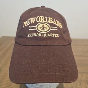New Orleans french quarter Adjustable Strapback Ball Cap Dad Hat Embroidered